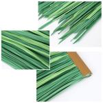Palmgras-rolle Künstliche 50cmx50cm Gefälschtes Stroh Ziegelstroh Palmgrasrolle Simuliertes Künstliches Strohgras Gras Kunststoff Künstlicher PVC-pavillon Strohdach Dekoration 