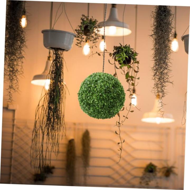 1Stk Grasballdekoration künstliche Buchsbaumkugeln dekorative Bälle aus künstlichem Blattwerk künstliche zimmerpflanzen Künstliche Grasdekoration künstliche Pflanzen kunstpfl