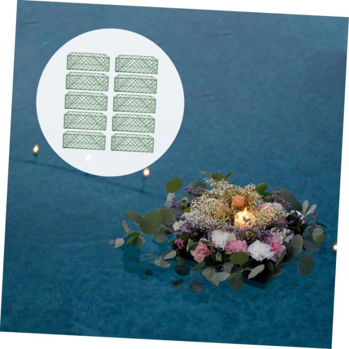 40 Stück Schlammhalter Mini Schaumkäfig Arrangement Blumenkäfig Arrangement Blumenkäfig Für Künstliche Lebende Blumen Zuhause Klebeband Nassschaumkäfig Mittelstück