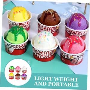 30 Stück Eiscreme Modell Eiscreme Kugeln Requisite Realistische Eiscreme Kugeln Künstliche Eiscreme Kugeln Eiscreme Kugeln Gefälschte Eiscreme Requisiten