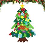 Kid Felt Christmas Tree | Wall Art Decor | Christmas Tree Wall Decor | Felt Christmas Tree | Christmas Tree For Kids Interactive Fun For Children's Rooms, Bedrooms, Dormitories