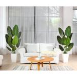 Kunstplant, paradijsvogel, boom, 160 cm, plastic plant, palm in pot, tropisch, Hawaï, groene nepplant, voor slaapkamer, woonkamer, tuin, decoratie (2 stuks)