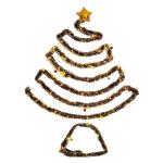 Weihnachtsbaum zum Aufhängen, Weihnachtsbaum zum Aufhängen, Hängender beleuchteter Weihnachtsbaum, Weihnachtsdekoration, Partys, dekoratives Zubehör, platzsparender Baumschmuck