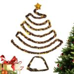 Hängender Weihnachtsbaum, Wand-Weihnachtsbaum | Hängender beleuchteter Weihnachtsbaum - Weihnachtsdekoration, Partys, dekoratives Zubehör, platzsparender Baumschmuck zum Aufhän