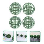 2 Sätze Blumenarrangement Topiary Sphäre Formen Ständer Für Blumenkugeln Kugelkäfig Aus Buchsbaum Topiary-käfig Blumen Für Käfig Rund Topiary Kugelrahmen Green Plastik 4 St