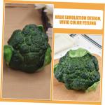 Simulierter Blumenkohl Gemüsemodelle Lebensechter Brokkoli Requisiten Präsentieren Küchendekoration Simulation Gefälschter Brokkolimodelle Künstliche Brokkoli-dekore Green Sch