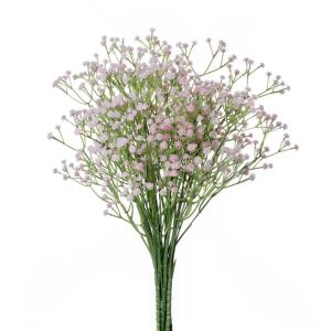 Gypsophila , 7 stuks, , , kunstplanten, doe-het-zelf voor bruiloft, bruidsboeket, bloemstuk, hotel, woonkamer, feestdecoratie, roze