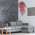 2 stuks hangende mand kunstmatige bloem, kunstmatige bloemen aan de muur, muur gemonteerde kunstmatige bloemen, kunstmatige bloemen buiten, kunstmatige hangplanten voor thuis, tuin