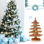 Edelrost decoratie kerstboom massieve bodemplaat handgemaakt kwaliteit Duitsland hoogte 74 cm kerstboom metaal roest dennenboom, kerstdecoratie roest-look, metalen kerstboom groot