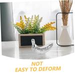 4 Stück Disco-Banane Deckel Disco-pflanzgefäß Reflektierende Spiegelkugeln Bachelorette-dekor Disco-Desktop-Dekoration Bananenverzierung Disco-Beleuchtung Armreif Schaum Silver
