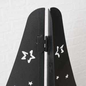 2051367 Weihnachtsbaum Starry schwarz mit Sternen 114 cm