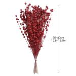 150 Stück Künstliche Weihnachtsbeeren-Picks, Glitzernde Beerenzweige für Winter, Weihnachten, Küche, Party, Tafelaufsatz, Blumendekoration (2)