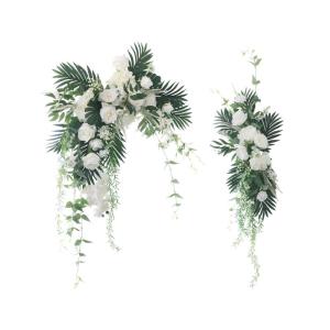 2 stücke Hochzeit Bogen Blumen Künstliche Blumen für Dekoration Große Blume für Heilige und Reine Hochzeit Zeremonie