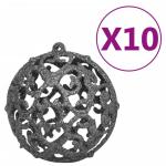 Kunstkerstboom met verlichting en ballen, dennenboom, kerstboom, decoratieve boom, kunstboom, kerstdecoratie, kerstdecoratie, kerstsfeer, kerstdecoraties, groen, 210 cm