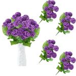 Boeket van kunstbloemen, hortensia, kunstbloemen, als echt voor bruidsboeketten, huis, kantoor, hotel, feestdecoratie, middenstuk, bloemstukken, bloemstukken