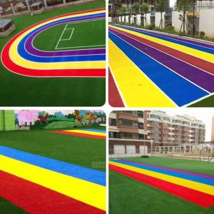 Kunstrasen-Gartenrasenmatte, Ersatz für Kunstrasen, synthetischer Astroturf-Teppich, 118 Zoll, hohe Fußmatte aus natürlichem Kunstrasen mit Drainagelöchern (lila, 8 x 11 m)