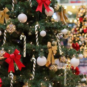 12 Kerststokjes, fonkelend, 13 cm, voor versieren van kerstboom, versieringen, hangende snoepstokjes, goudkleurige en witte strepen