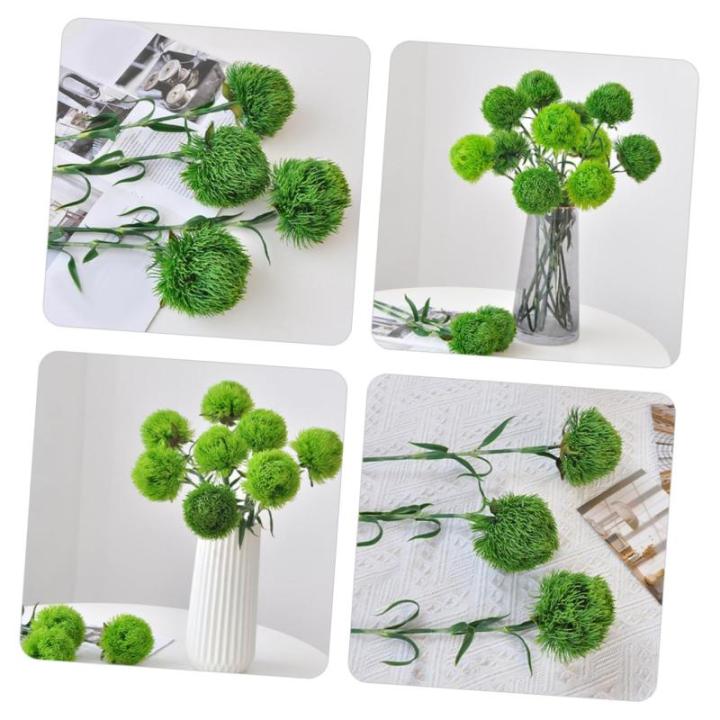 2St Grünpflanzen pflücken Kunstpflanzen Künstliche Topiary-Kugelpflanze Formschnittkugel für den Garten zimmerpflanzen Zweige für Vase künstliche grüne Blätter Weich-PVC Gr