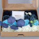 Künstliche Rosen aus PE-Schaum, für den Kopf der Braut, Blumenstrauß für Hochzeit, Party, dekoratives Scrapbooking, DIY, Handblume