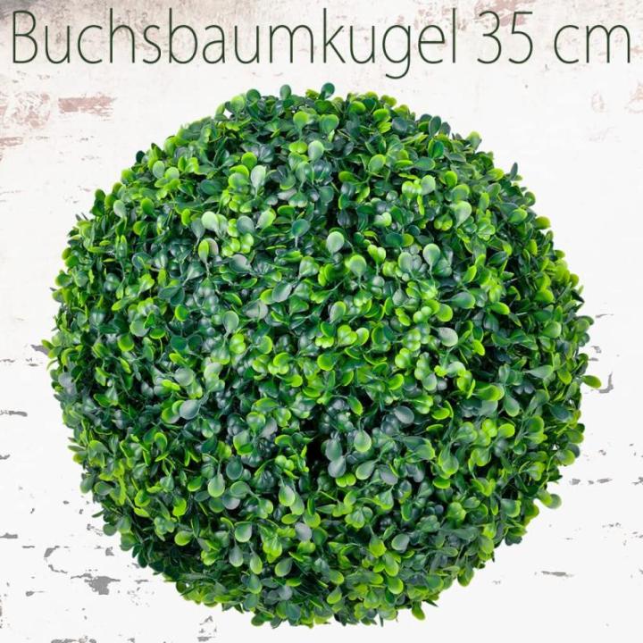 Decoratieve buxusbal, keuze uit 8-55 cm, kunstbuxusbal, , planten, boekenbal, kunstplant, diameter: 35 cm