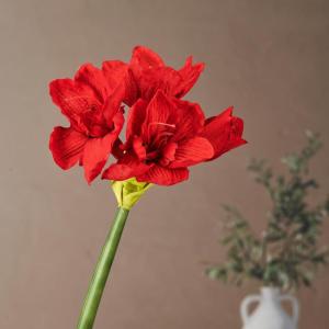 Amaryllis, 68cm, rood, Real Touch