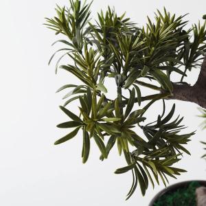 Künstlicher Bonsai-Baum, künstlicher Bonsai-Baum, Kunstpflanzen, künstlicher Kiefern-Bonsai mit Keramiktopf, Heimdekoration, Simulationsbaum für Heimtisch, Büroschreibtisch, B