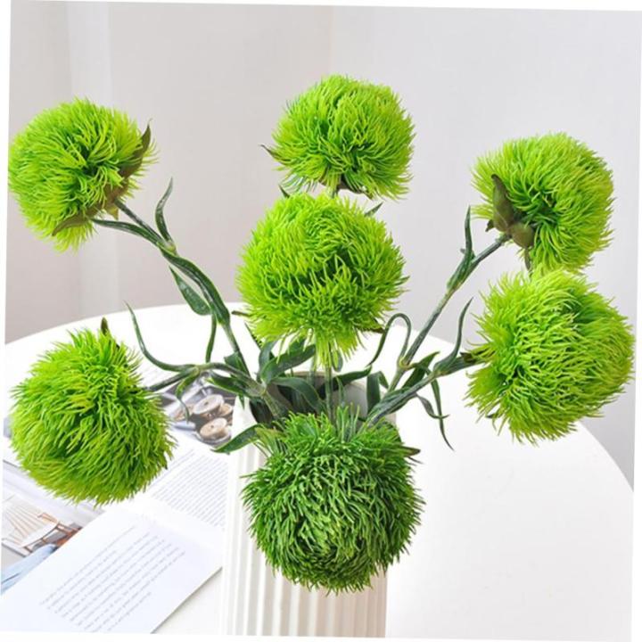 2St kunstpflanze kunstplflanze falsche grüne Stiele Büro künstliche Pflanzen zimmerpflanzen Künstliche Pflanzen für den Innenbereich, hoch Zweige für Vase Weich-PVC Light Gre