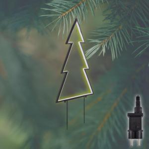 LED-Baum 180 LEDs, 51 cm hoch, mit Bodenstecker, Tannenbaum Outdoor S