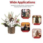 16 stuks bessendecoratie Kerstmis, kunstbessentak, kunstbessentak, witte bessentakken, decoratie voor kerstdecoratie, boeketten, woondecoratie, doe-het-zelf handwerk