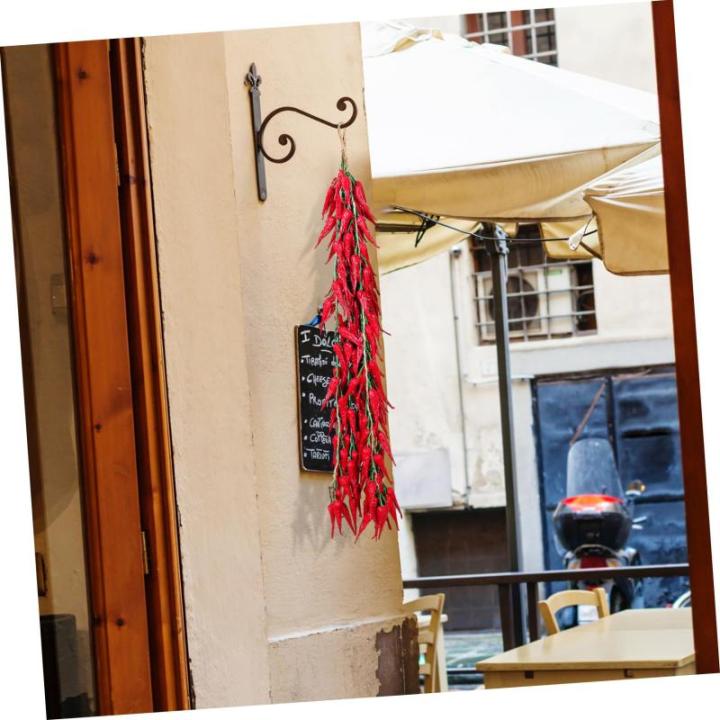 35 STK Chili-Pfeffer-Modelldekoration Künstlicher hängender Pfeffer künstlicher roter Pfeffer wandverkleidung Wand polsterung Pflanzen Wassertisch Spielzeug Fenster-Chili-Anhän