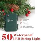 Weihnachtspflanzgefäßfüller, 40 cm künstlicher Weihnachtspflanzgefäßfüller mit Lichtern, künstlicher beleuchteter Weihnachtspflanzgefäßfüller, Weihnachtsfest-Weihnachtsd