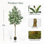 180 cm olijfboom kunstplant grote nep plastic planten in pot kunstboom als echt voor woondecoratie, kamerdecoratie, slaapkamerdecoratie