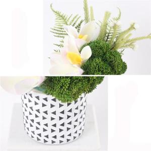 Kunstblumen Desktop-Simulationsblume, kleine Dekorationen, künstliche Blumen, Grünpflanzen, künstliche Pflanzen im Topf, Heimbüro, Küchendekoration für jeden Anlass