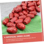 1 Satz Simulierte Jujube Hochzeitsdeko Hochzeits Dekoration Hohzeitdeko Easy Putz Modell Mit Fruchtdatteln Jujube-ausstellungsformen Künstliche Früchte Falsches Datum PVC 30st