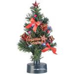 Autokerstboom: USB-kerstboom met led-kleurveranderende glasvezellampen (kerstboom voor auto 12V, mini kerst, dennenboom sigarettenaansteker)