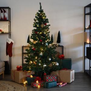 Kunstkerstboom met 460 takpunten, incl. metalen standaard, dennenboom, kunstboom (Luvi-naalden, 150 cm)