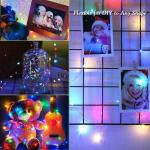 Kleurrijke Outdoor Kerstverlichting 10M 100 LEDs Koperdraad Lichtgevende Kettingen Indoor Waterdicht 8 Modi Lichtgevende Garland Fairy Lights Decoratief voor Kerst Tuin Home Party 