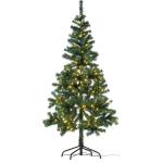Kerstdecoratie: kerstboom met vloerstandaard, 180 cm, 364 takken, 240 leds (kunstkerst led, dennenboom)