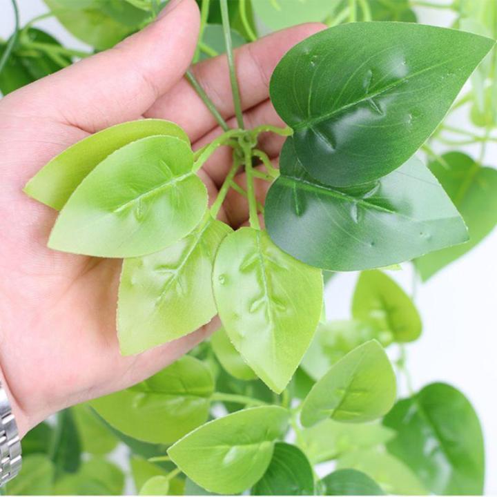 Nep klimop muur woondecoratie groene bladeren voor hotel en bruiloft tuin huis kunstmatige bladeren decor opknoping kunstmatige plant (groene dille bladeren)
