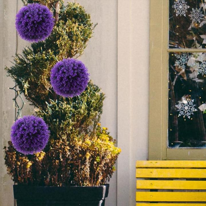 2 stuks eucalyptus grasbal plant grasballen vormsnoei van ballen planten hangende grasballen groene vulballen violet plastic ornament huishouden