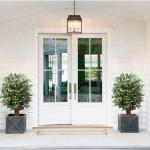 Ficus Benjamini , grote kunstboom, 91 cm hoog met 546 bladeren, ideaal voor eetkamer en entree en interieurdecoratie