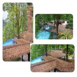 Simulation Thatch Tile Plastic Natural Wild Fake Straw Artificial Fake Thatch Straw Dekoration Bauernhaus Traufe Stroh Pe Flame Retardant Plastic (Farbe: Gelb A,Größe: 2St)
