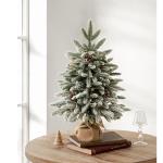Mini-Weihnachtsbaum aus PE, gemischt, für den Schreibtisch, Weihnachtsbaum, Schneebaum, Ornament, Party-Ankleide, luxuriöses Weihnachtszubehör (Farbe: B, Größe: 45 cm)