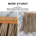 Tiki Strohrolle Künstliche Mexikanische Palmenstrohrollen Wiederverwendbare Tiki-Bar Duck Boat Jalousien Palapa Strohdach (Color : Straw Yellow, Size : 0.5x2m/1.6x6.5ft)