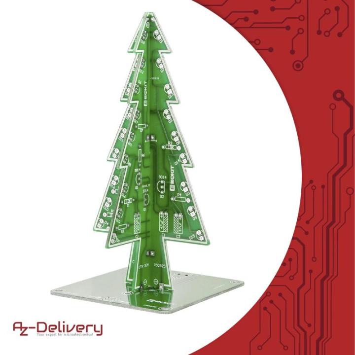 3 x DIY LED kerstboomkit om zelf te solderen Inclusief E-Book!