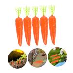 3 Sätze Karotte Künstliches Pflanzendekor DIY Gemüsehandwerk Mini Gefälschtes Gemüse Simulationsgemüse Ostergemüse-Modell Gemüse Spielzeug Möhren Schaumstoff Styropor 25 S