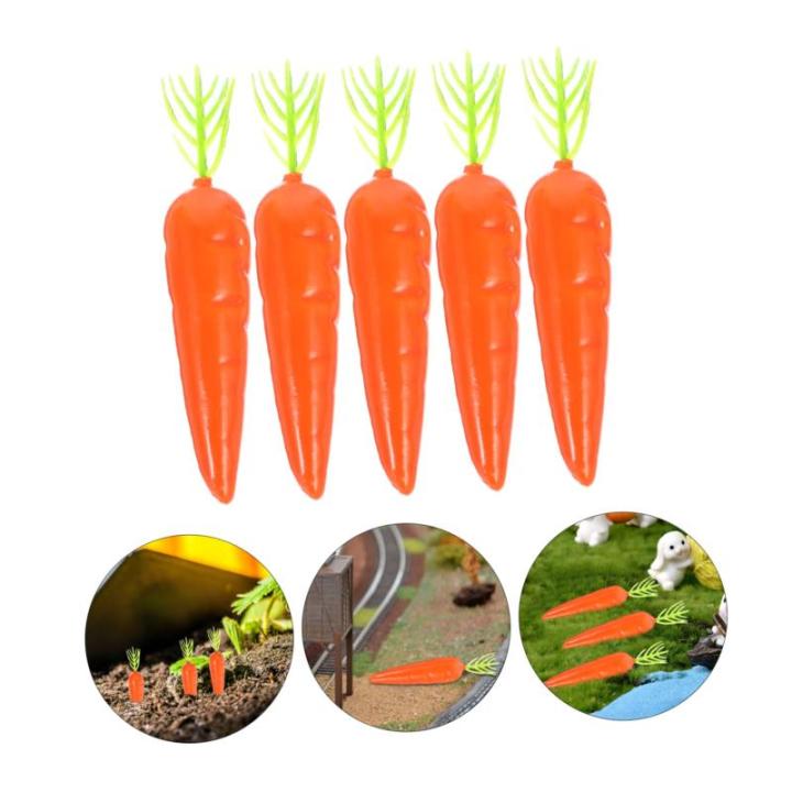 3 Sätze Karotte Künstliches Pflanzendekor DIY Gemüsehandwerk Mini Gefälschtes Gemüse Simulationsgemüse Ostergemüse-Modell Gemüse Spielzeug Möhren Schaumstoff Styropor 25 S
