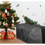 3er-Set Weihnachtsbaum Auflagentasche für bis zu 240 cm Tannenbaum, Weihnachtsbaum Aufbewahrungstasche mit 600D Oxford-Gewebe Wasserdicht Schwerlast, 125cm Große x1 + 48cm Kleine