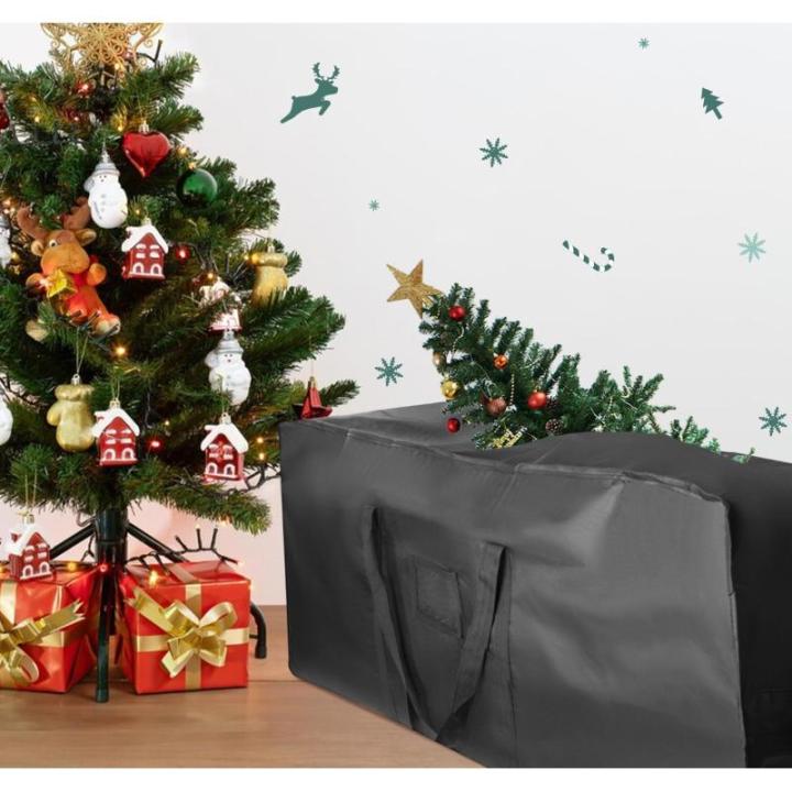 3er-Set Weihnachtsbaum Auflagentasche für bis zu 240 cm Tannenbaum, Weihnachtsbaum Aufbewahrungstasche mit 600D Oxford-Gewebe Wasserdicht Schwerlast, 125cm Große x1 + 48cm Kleine