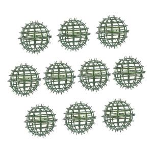 30 STK Kunststoff Blumen Kugelst Änder Blumenkugelregal Blumenkäfig Selber Machen Schein-Topiary Pflanzengestell Deko-kugelständer Aus Künstlichen Pflanzen Ball Blumen-kit Plas